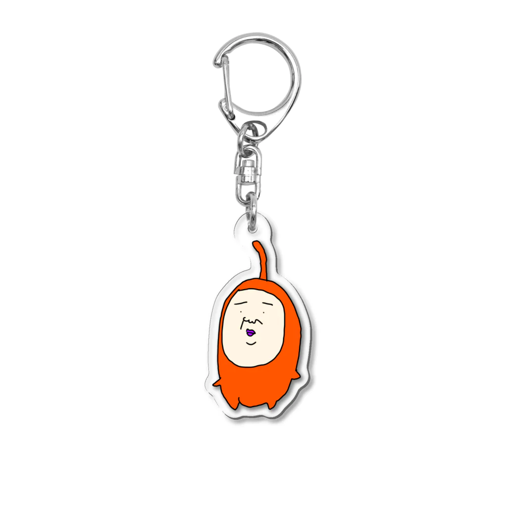 がびょうのオレンジ男 Acrylic Key Chain