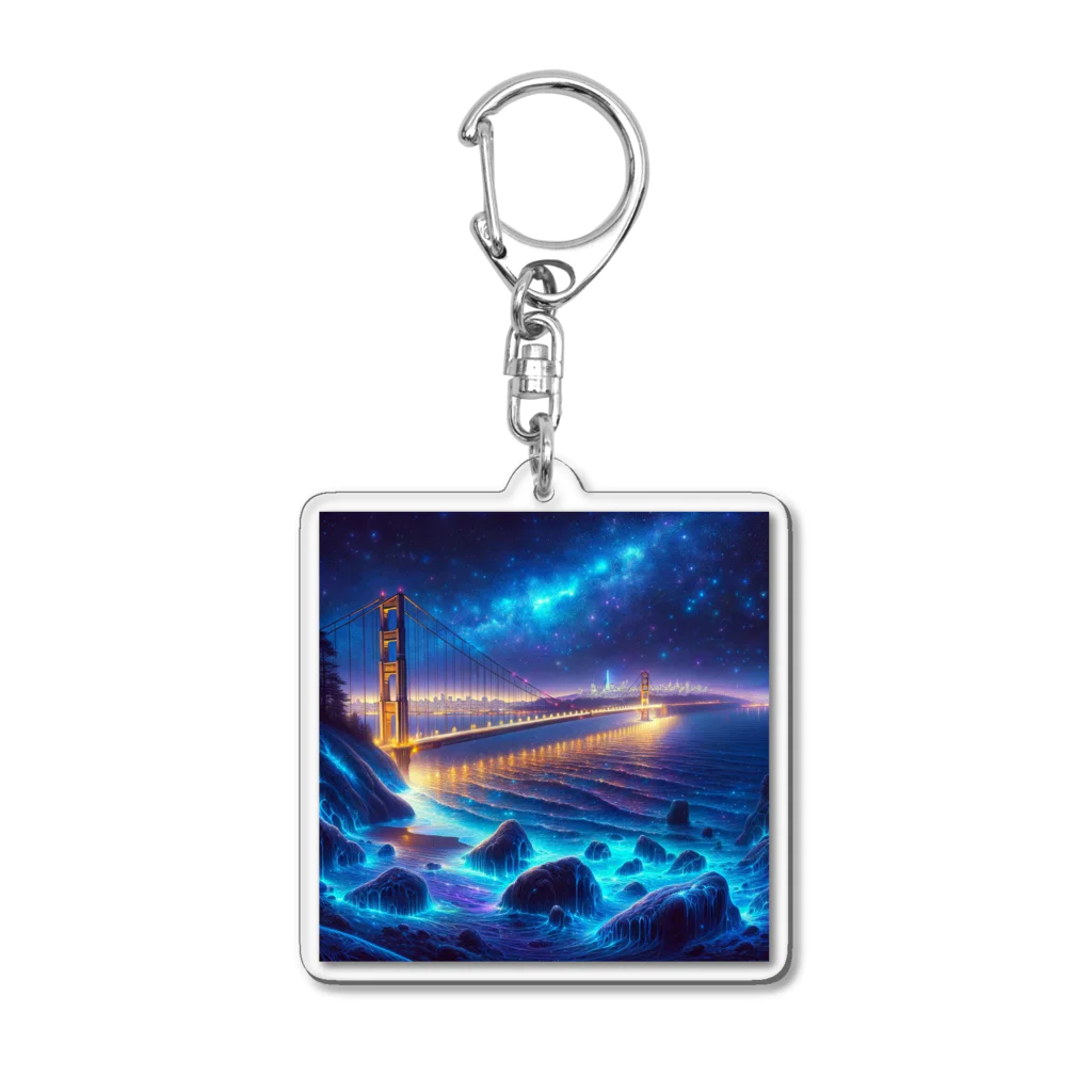 creatorkrmのサンフランシスコ風景 Acrylic Key Chain