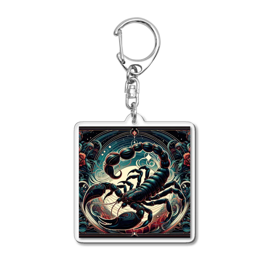 Sunlit Horizonの星めぐり《Scorpio・蠍座》 Acrylic Key Chain