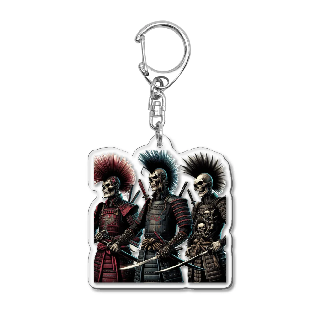 riotriffs_punksのサムライパンクス Acrylic Key Chain