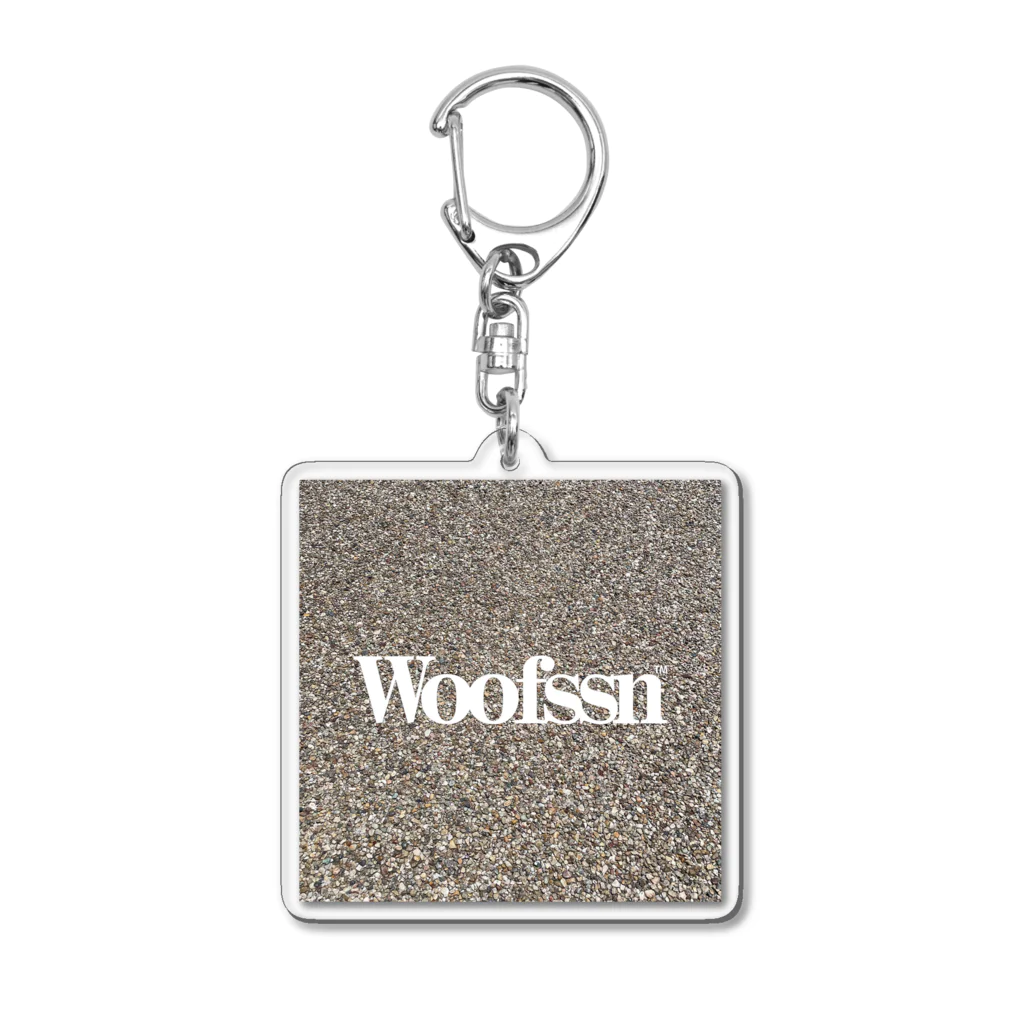 Woofssn™︎のsand logo Acrylic Key Chain