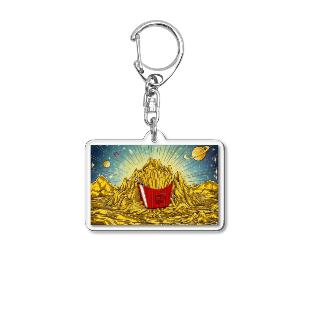 JoyfulMomentsCraftsの黄金とポテト ー Golden and Potato ー Acrylic Key Chain