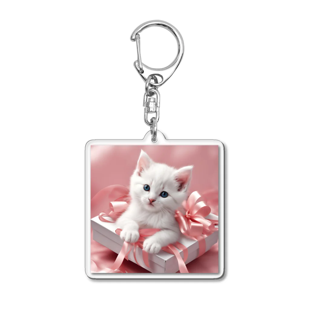 coco...の姫ねこ Acrylic Key Chain