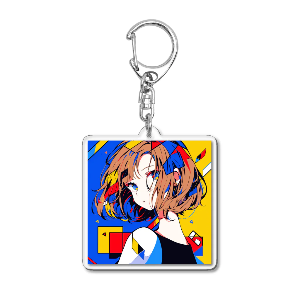 みっきりのお店の女性 3 【デ・ステイル】 Acrylic Key Chain