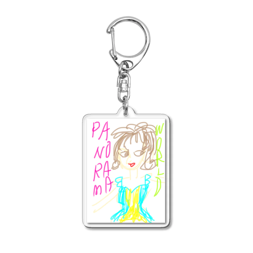 panoramaworldのPANOちゃん Acrylic Key Chain