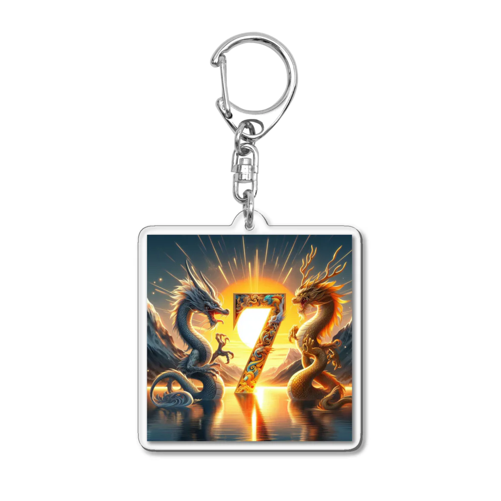 29 dragonのdrgonnumeber7 Acrylic Key Chain