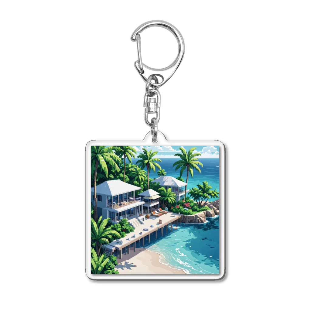 Paradise ExploreのCrystal Bay Resort Acrylic Key Chain