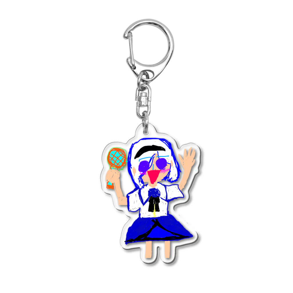 tune_ahiruのモブがあらわれたちゃん Acrylic Key Chain