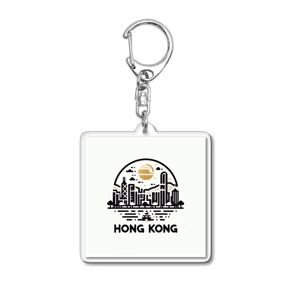 aoharu2005の香港 Acrylic Key Chain