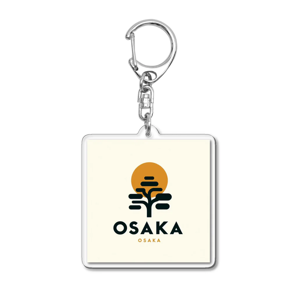 aoharu2005の大阪 Acrylic Key Chain