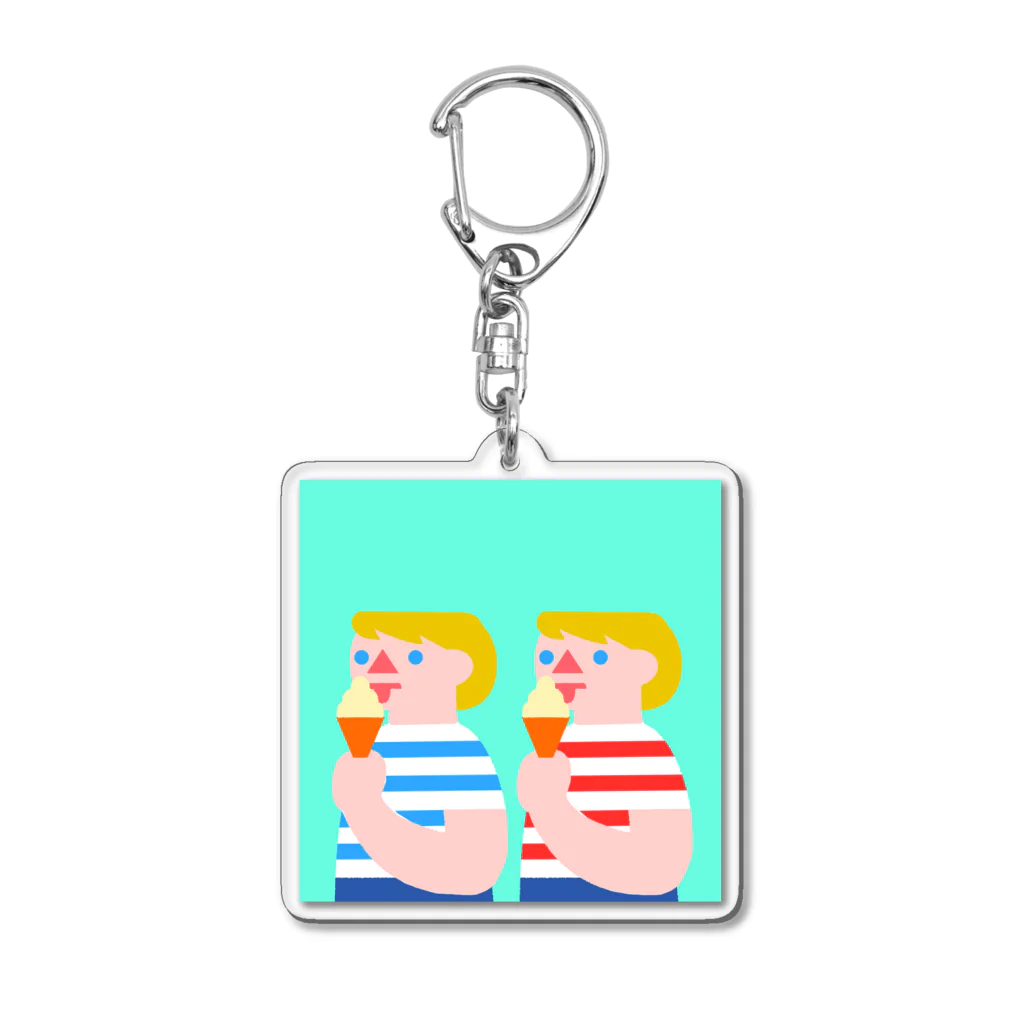 Studio .AのTwin boys Acrylic Key Chain