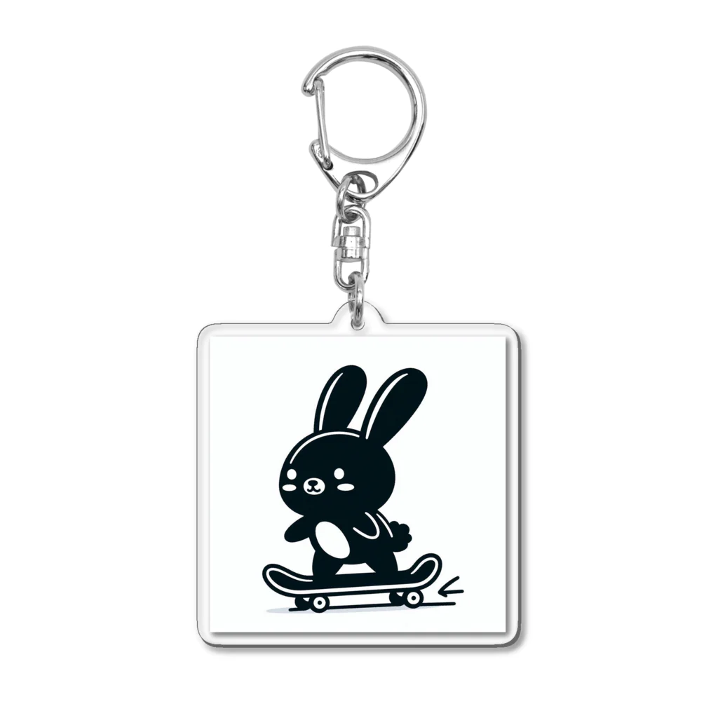 ほんわかのピョンスケーター Acrylic Key Chain