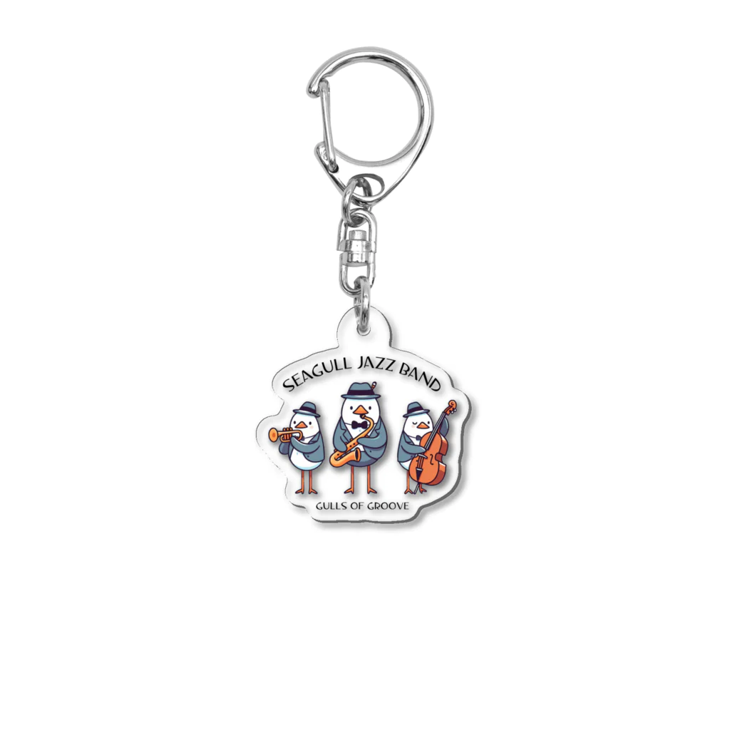 lblのカモメのジャズバンド Acrylic Key Chain