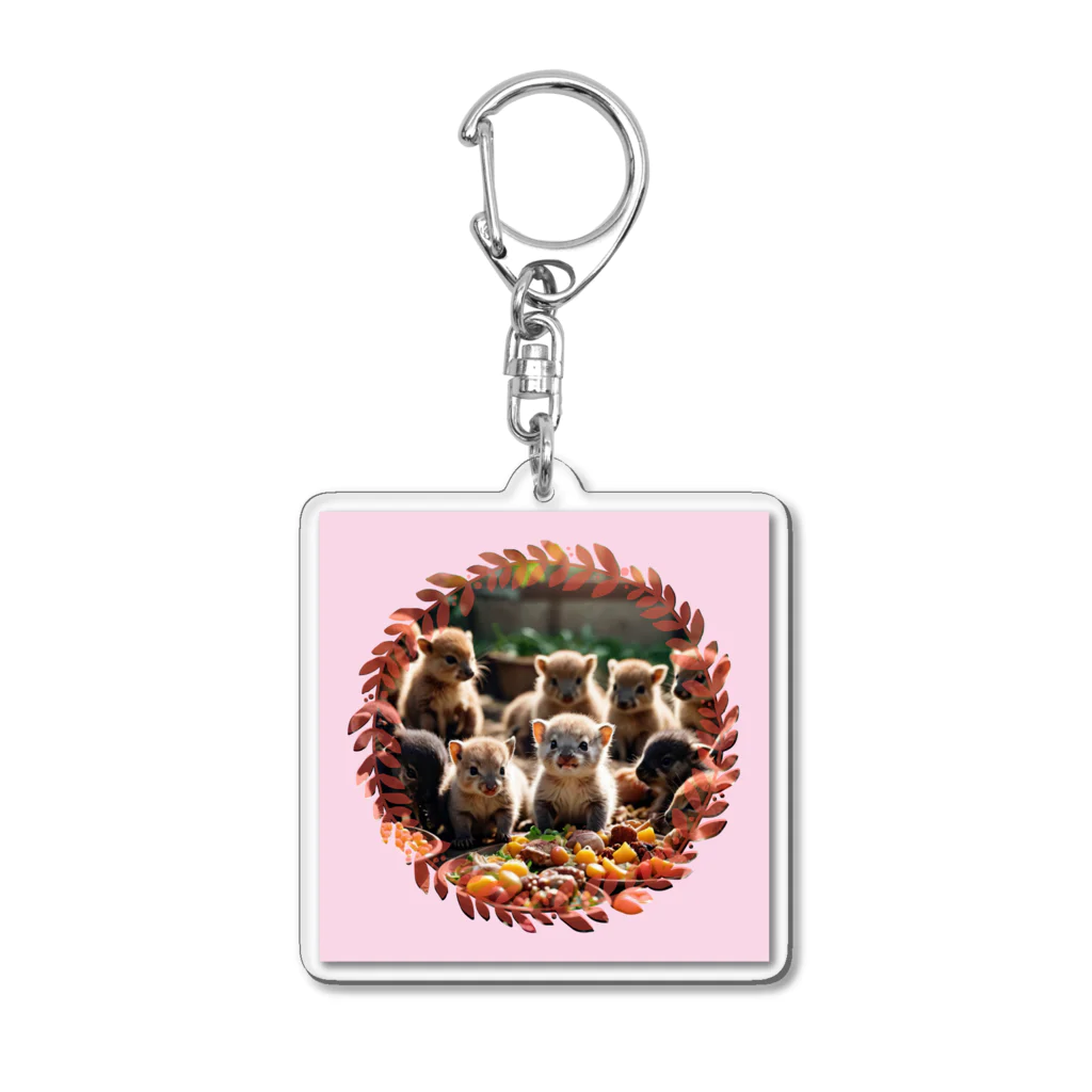 Happy_Sunny_Daysのおやつタイムなのです！ Acrylic Key Chain