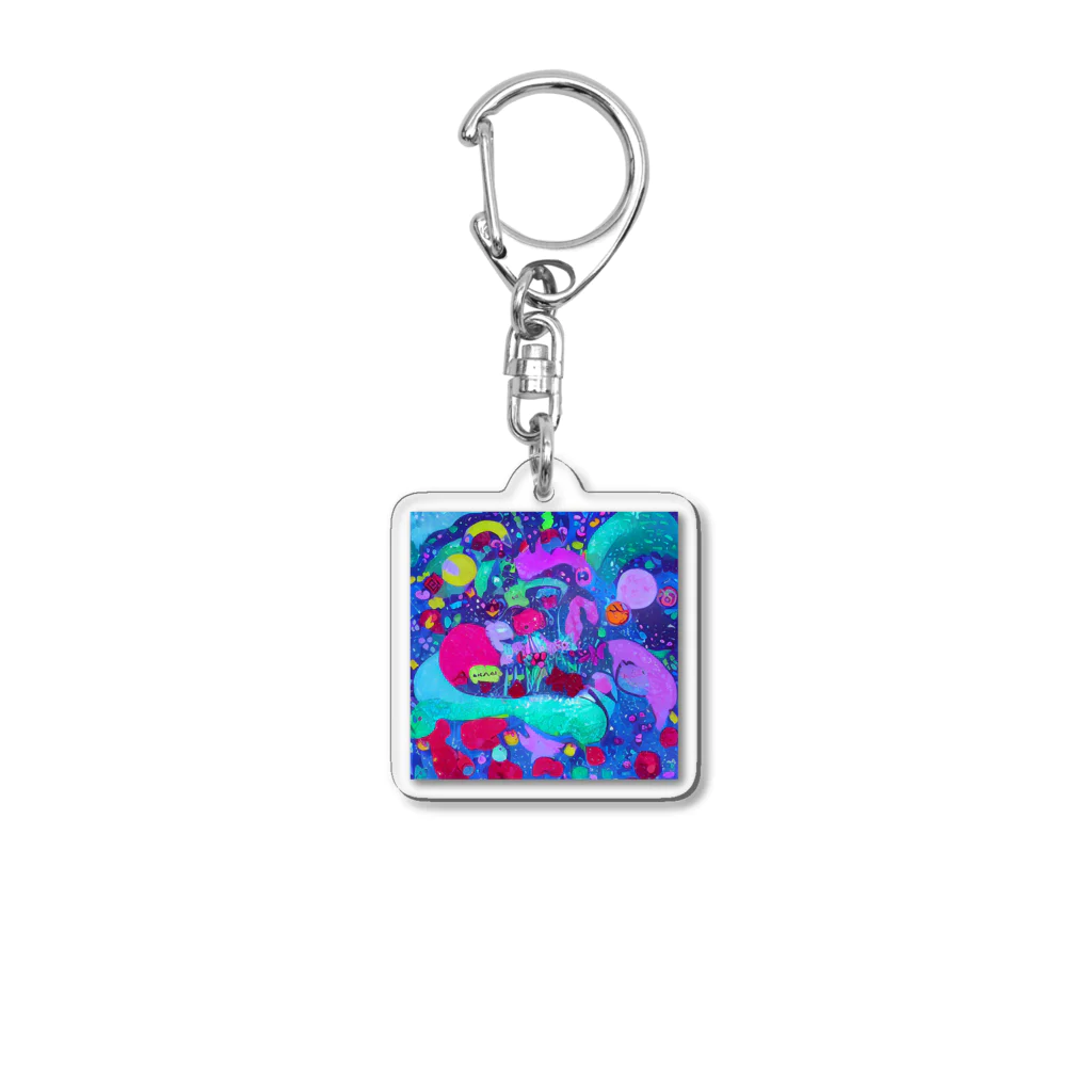 エーアイエイエイのAIが考えた「痩せる絵」 Acrylic Key Chain