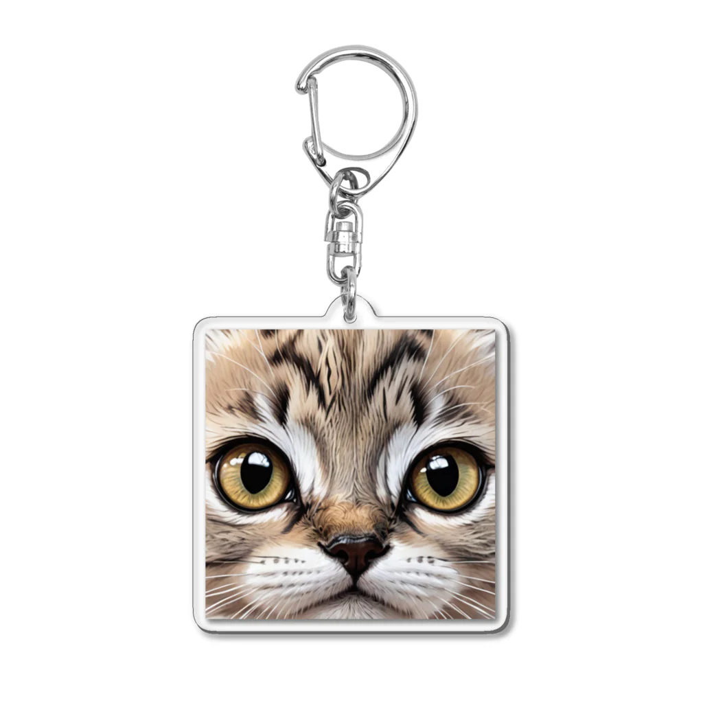 HIROICの近接子猫 Acrylic Key Chain