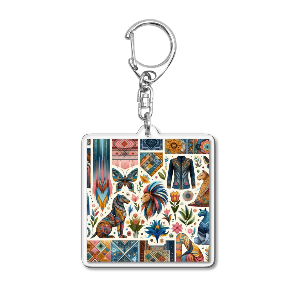 cute in cool shopの生態系とは芸術である Acrylic Key Chain