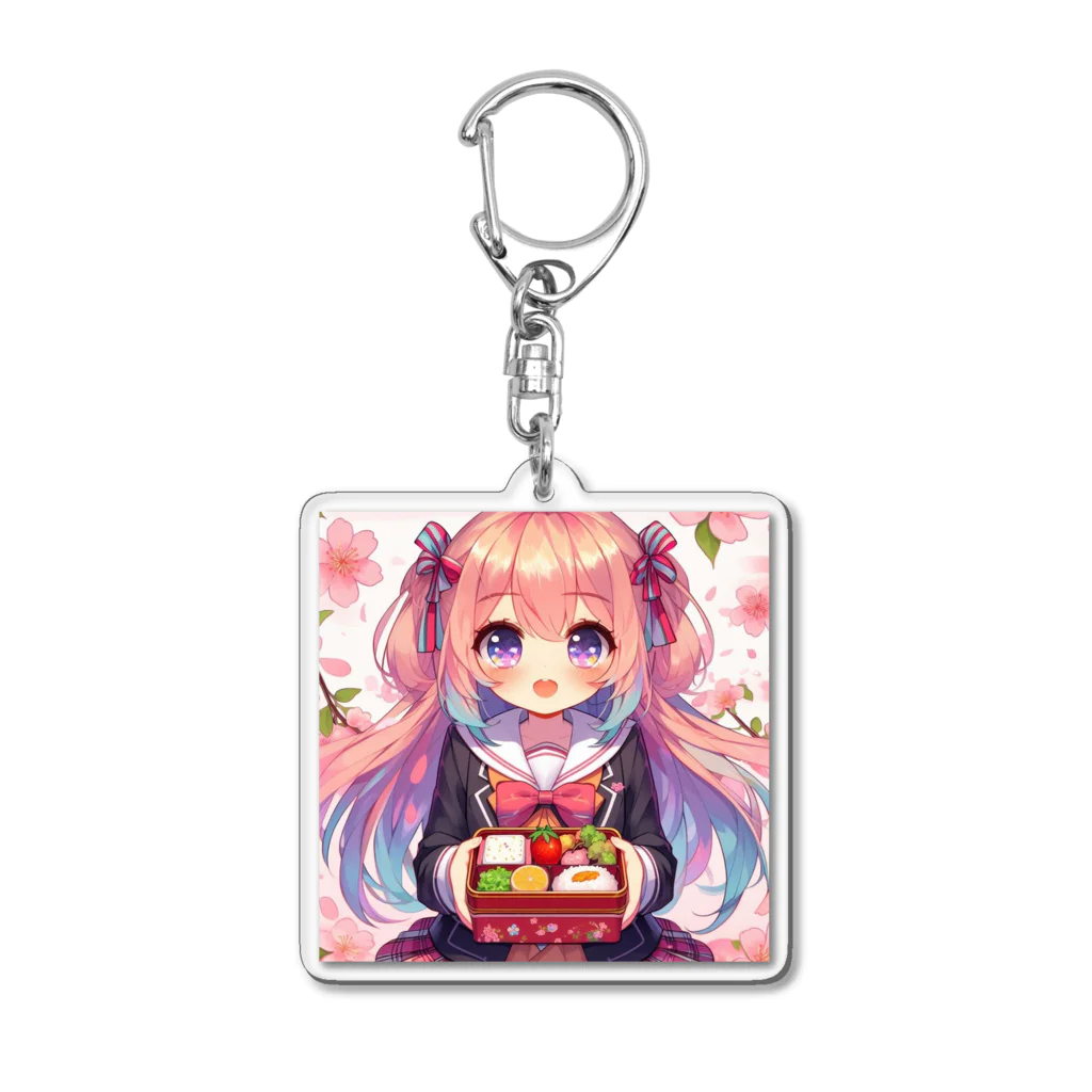 8kn356231の美少女 Acrylic Key Chain