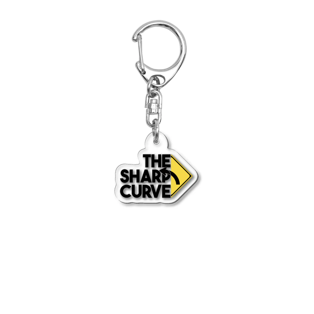 Stylo Tee Shopの急カーブの注意 Acrylic Key Chain