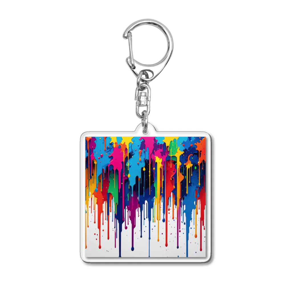 Alatreonのドロップインク Acrylic Key Chain