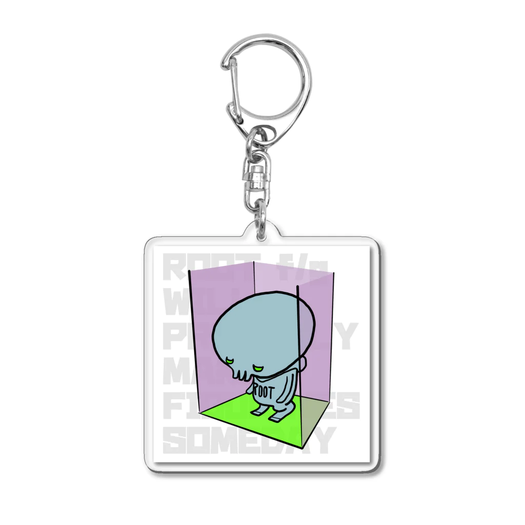 ROOMROOTのフィギュリン Acrylic Key Chain