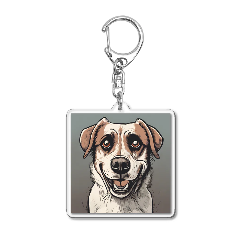 よもぎだいふくの頼れる犬グッズ Acrylic Key Chain