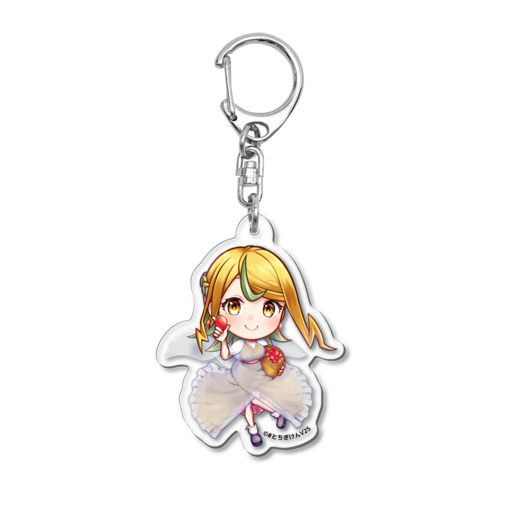 #とちぎけんV25 Official Shopのいちご王国アンバサダーつづみん Acrylic Key Chain