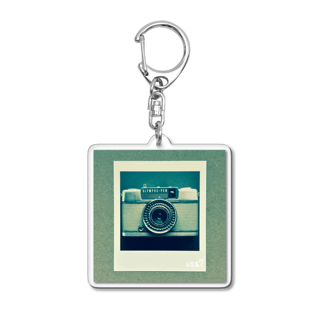 usa7の写真の中のカメラ Acrylic Key Chain