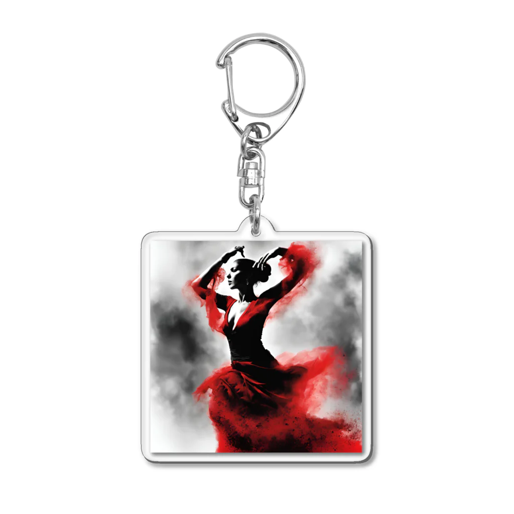 asaka12のフラメンコ Acrylic Key Chain