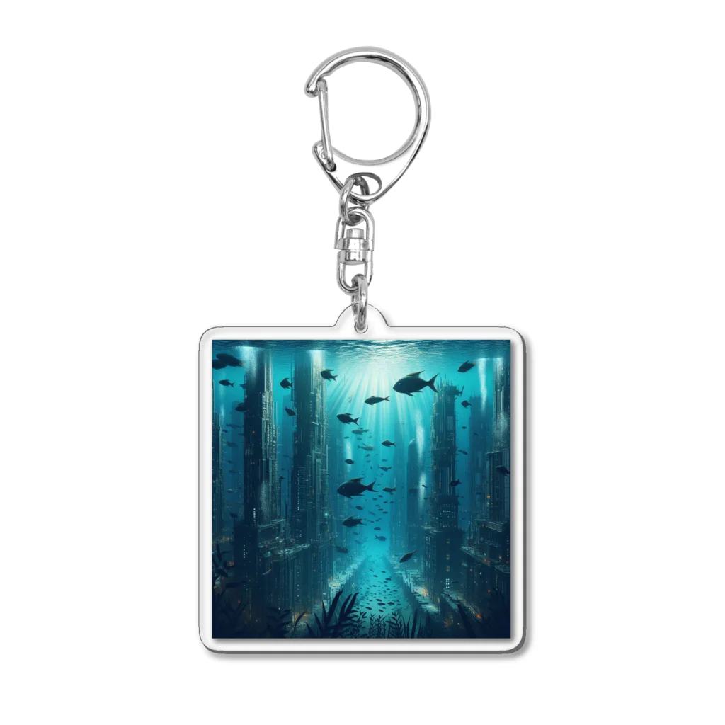 T-Tの忘却の海底都市 Acrylic Key Chain