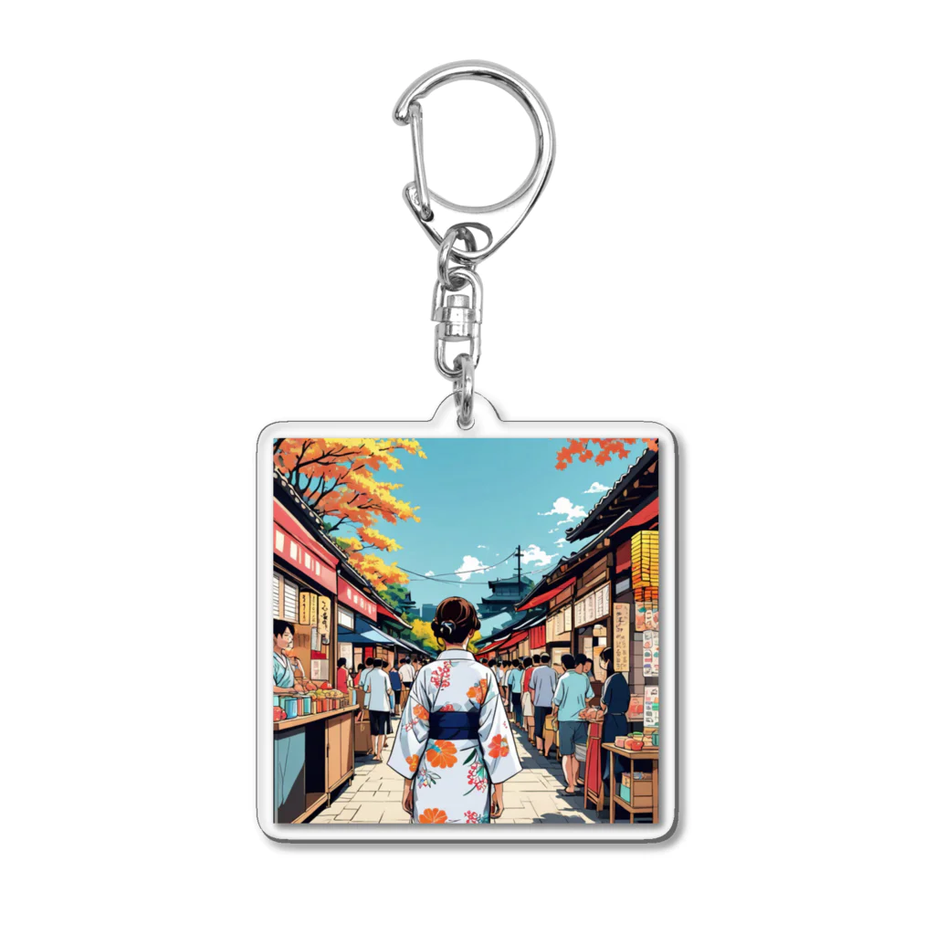 noiSutoaの浴衣 Acrylic Key Chain