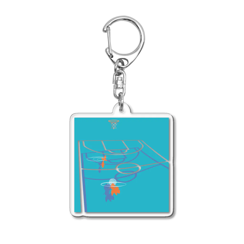 y_s_k_のバスケットコート Acrylic Key Chain