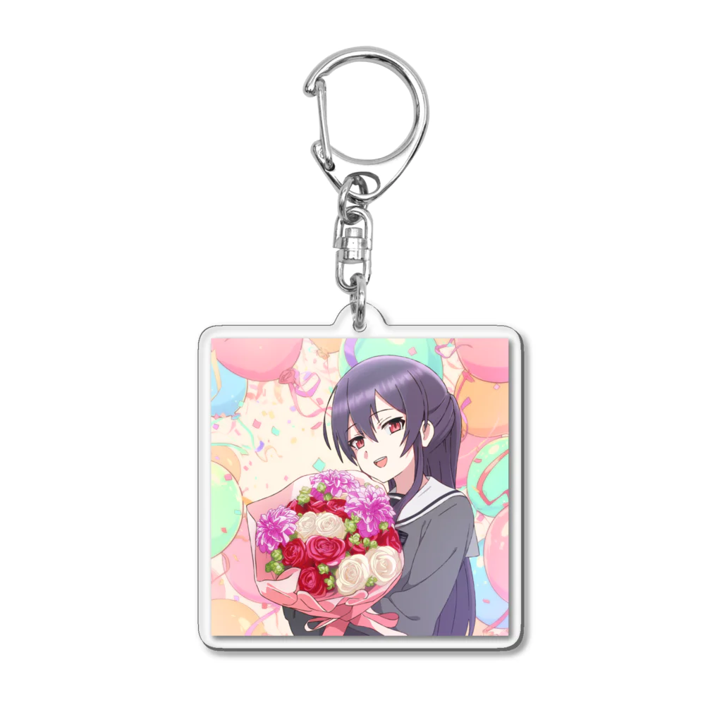 恋するマフィア【公式グッズショップ】の雨晴天華 "誕生日記念" アクリルキーホルダー Acrylic Key Chain