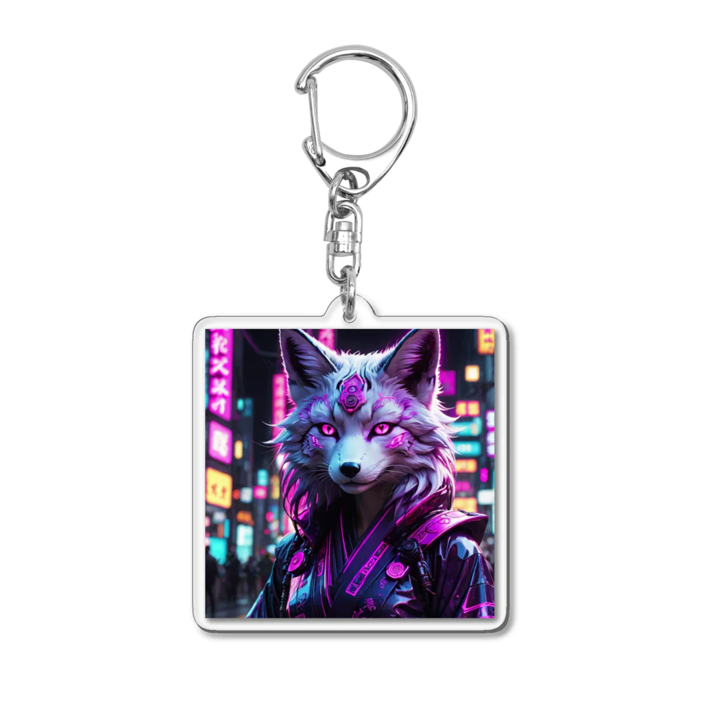 OoYeahの妖狐 Acrylic Key Chain