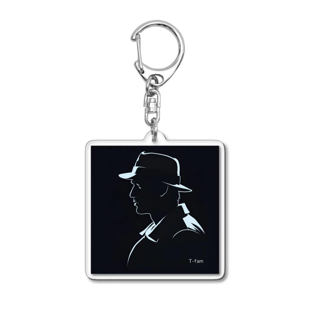 yuyupopo44のSilhouetteStrength Acrylic Key Chain