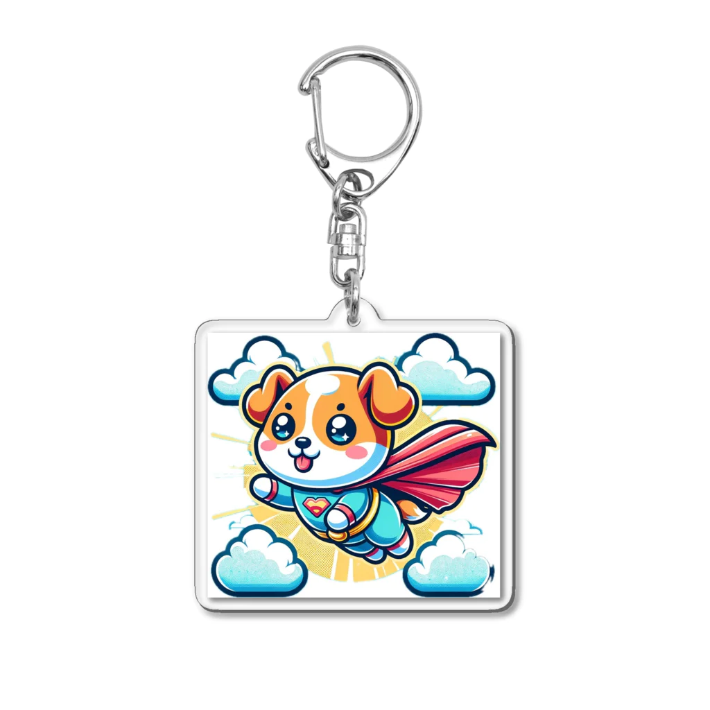 デスペラード幻樂団のワンだふるヒーロー Acrylic Key Chain