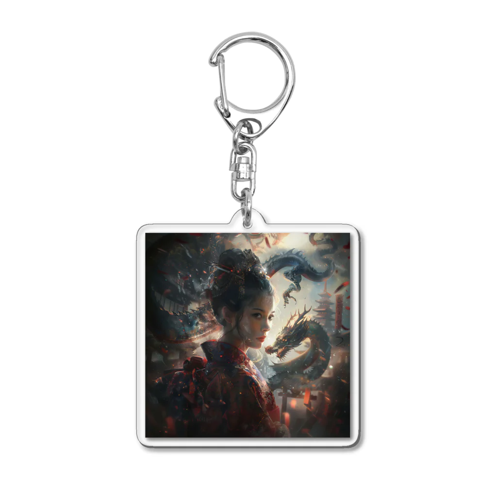 chinita_kakarの龍女 Acrylic Key Chain