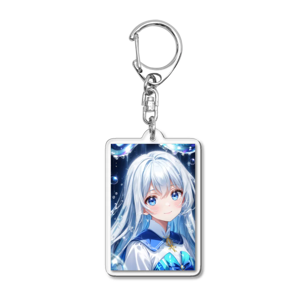 AIjou-Ecstasyの💎宝石のような青い瞳が愛らしい超絶美少女💎 Acrylic Key Chain