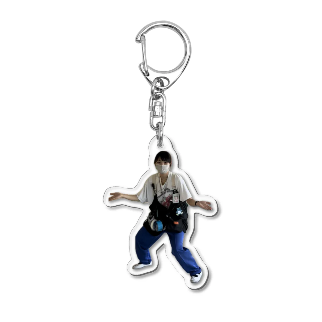 もえちゃん監督の現場の嶋田 Acrylic Key Chain