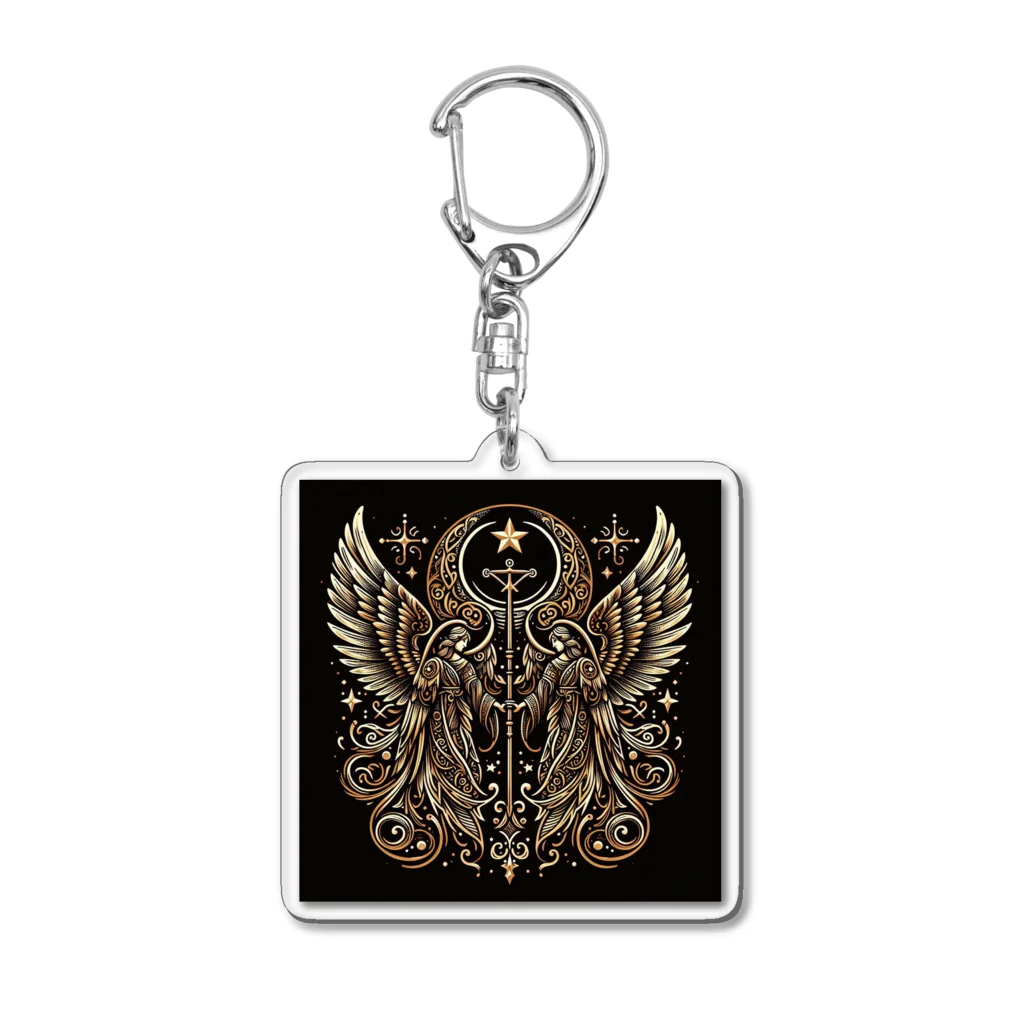 wワンダーワールドwのAngel009 Acrylic Key Chain