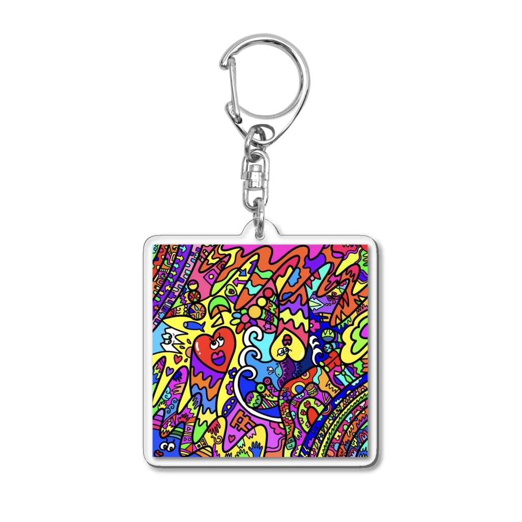 🌈KYOKARA🌈の"Love Vibration"❤️‍🔥 Acrylic Key Chain