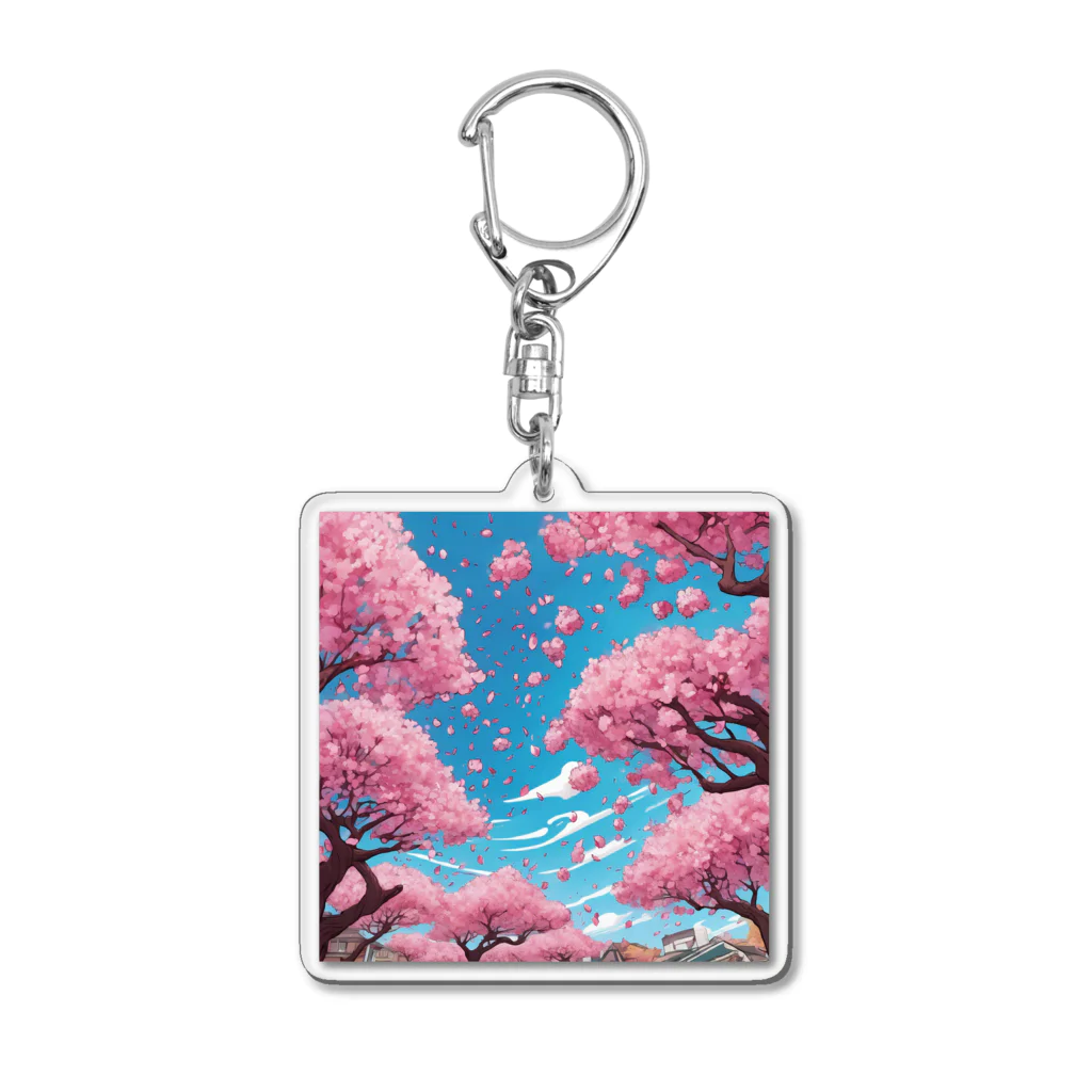 jiggyのSpring Acrylic Key Chain