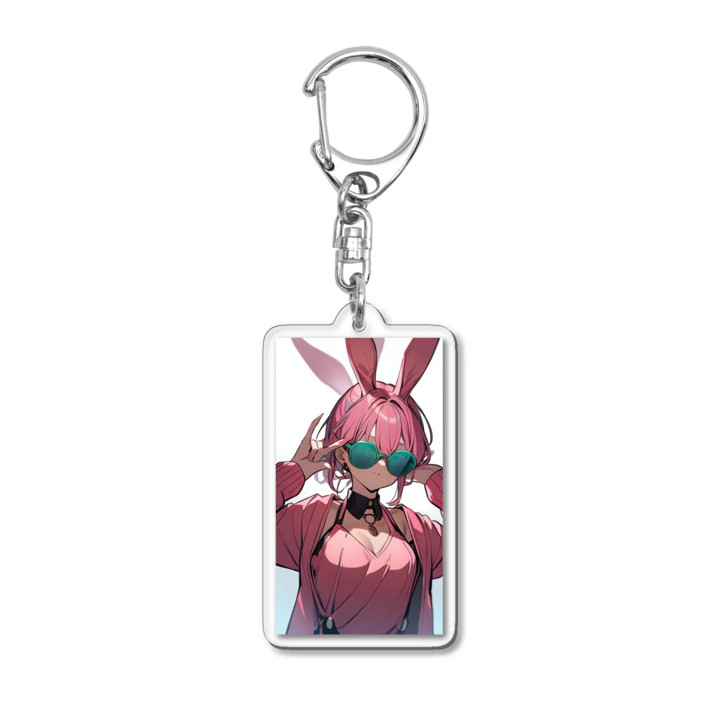 manathubiのルナ Acrylic Key Chain