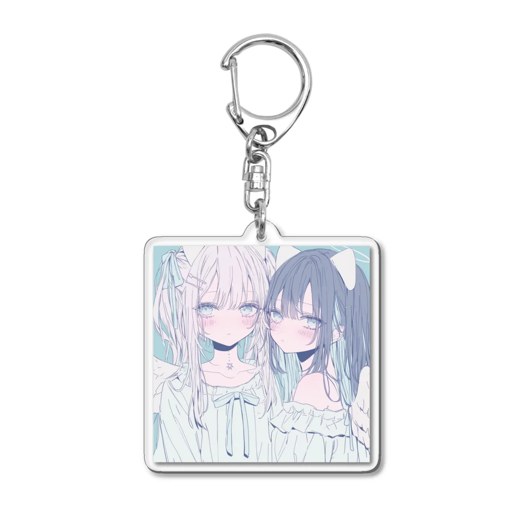 紅茶と砂糖と魔法の家の深海ちゃん Acrylic Key Chain