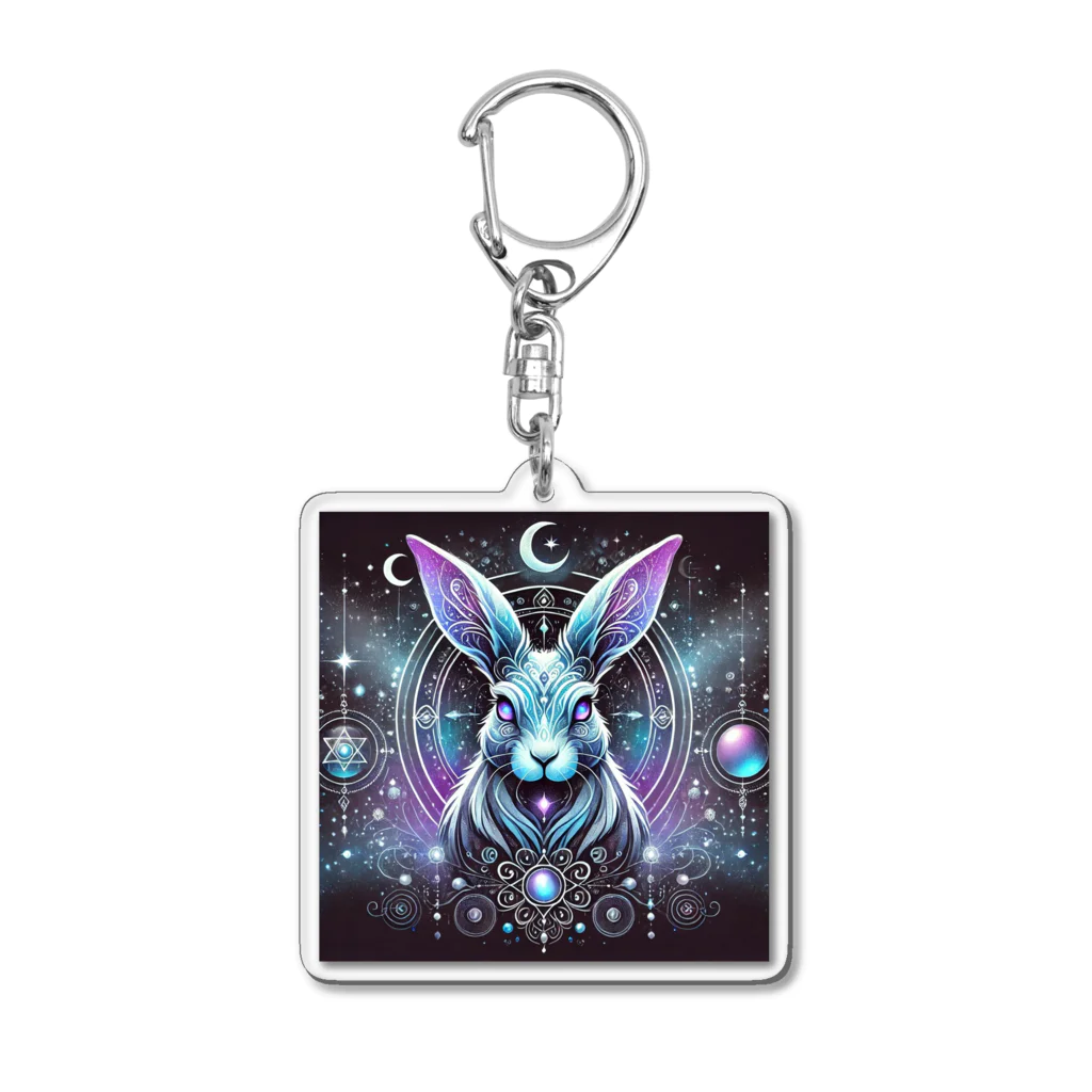 ryo-cyanのうさぎ Acrylic Key Chain