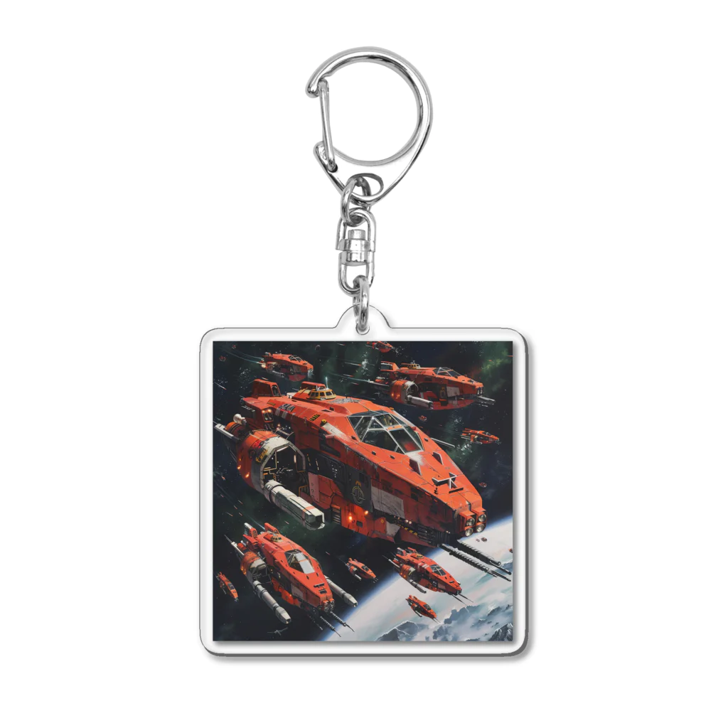 AQUAMETAVERSEの甲冑戦隊地球防衛軍　Tomoe bb 2712 Acrylic Key Chain