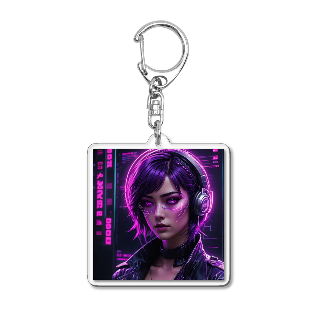 Rx Tradersの近未来トレーダー「ルミナ」 Acrylic Key Chain