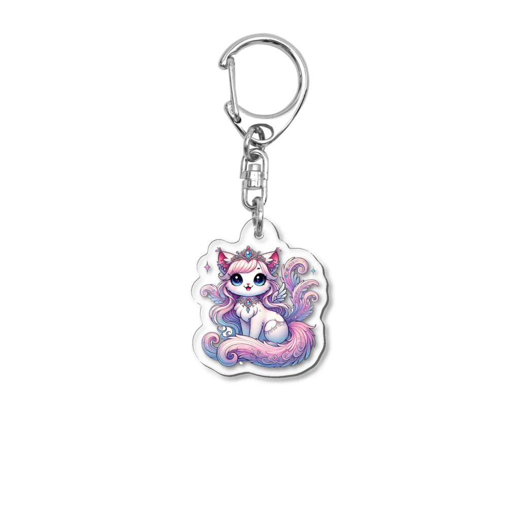 Snow-peaceのマジカルファンタジーキャット Acrylic Key Chain