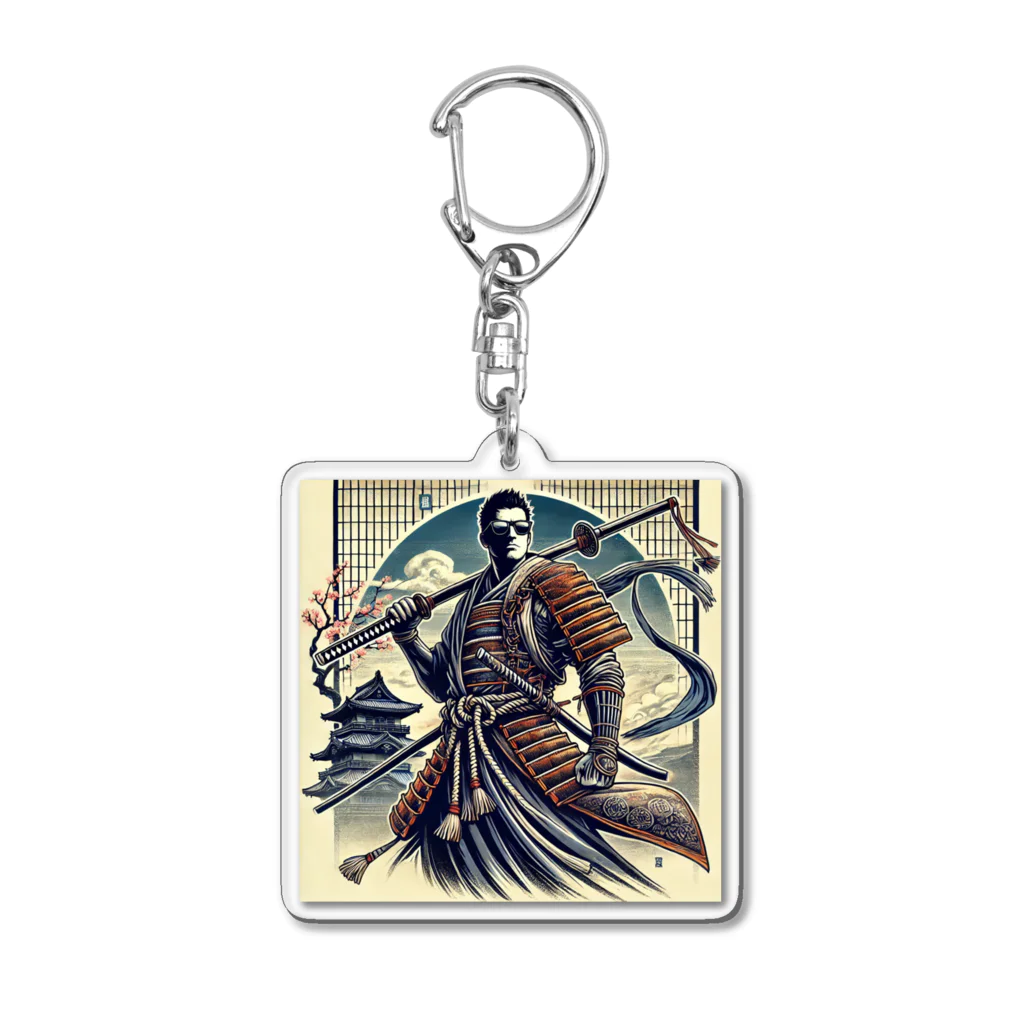 J-traditionの未来剣士BENKEI Acrylic Key Chain