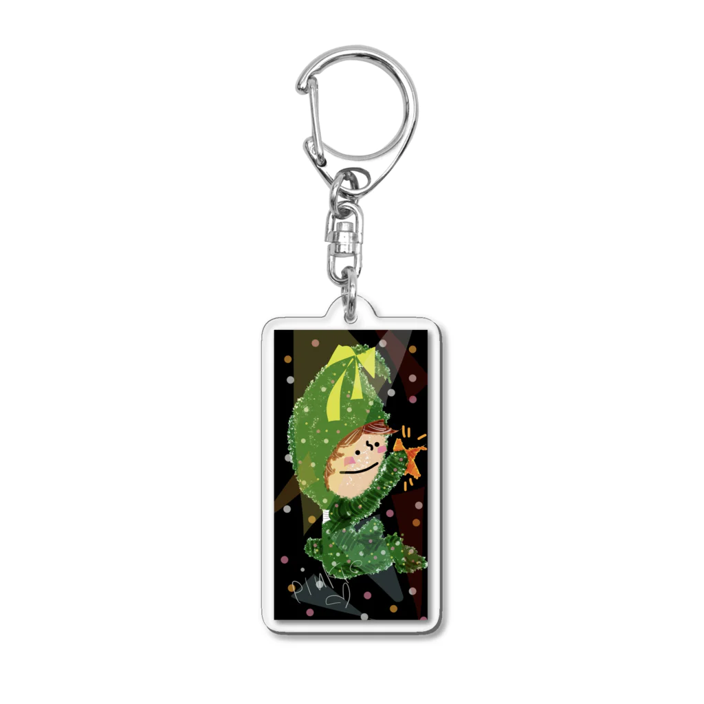 pinkieboyのキャンディナイトくん Acrylic Key Chain